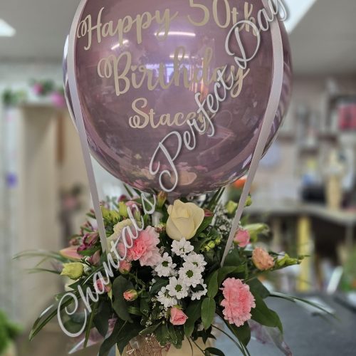 Hot Air Balloon Floral Box - Needs pre ordering (2 days prior)
