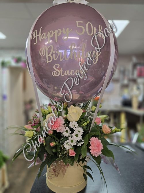Hot Air Balloon Floral Box - Needs pre ordering (2 days prior)